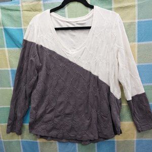 2465 Jeaniemade Size XL Upcycled Stretch Tunic Top